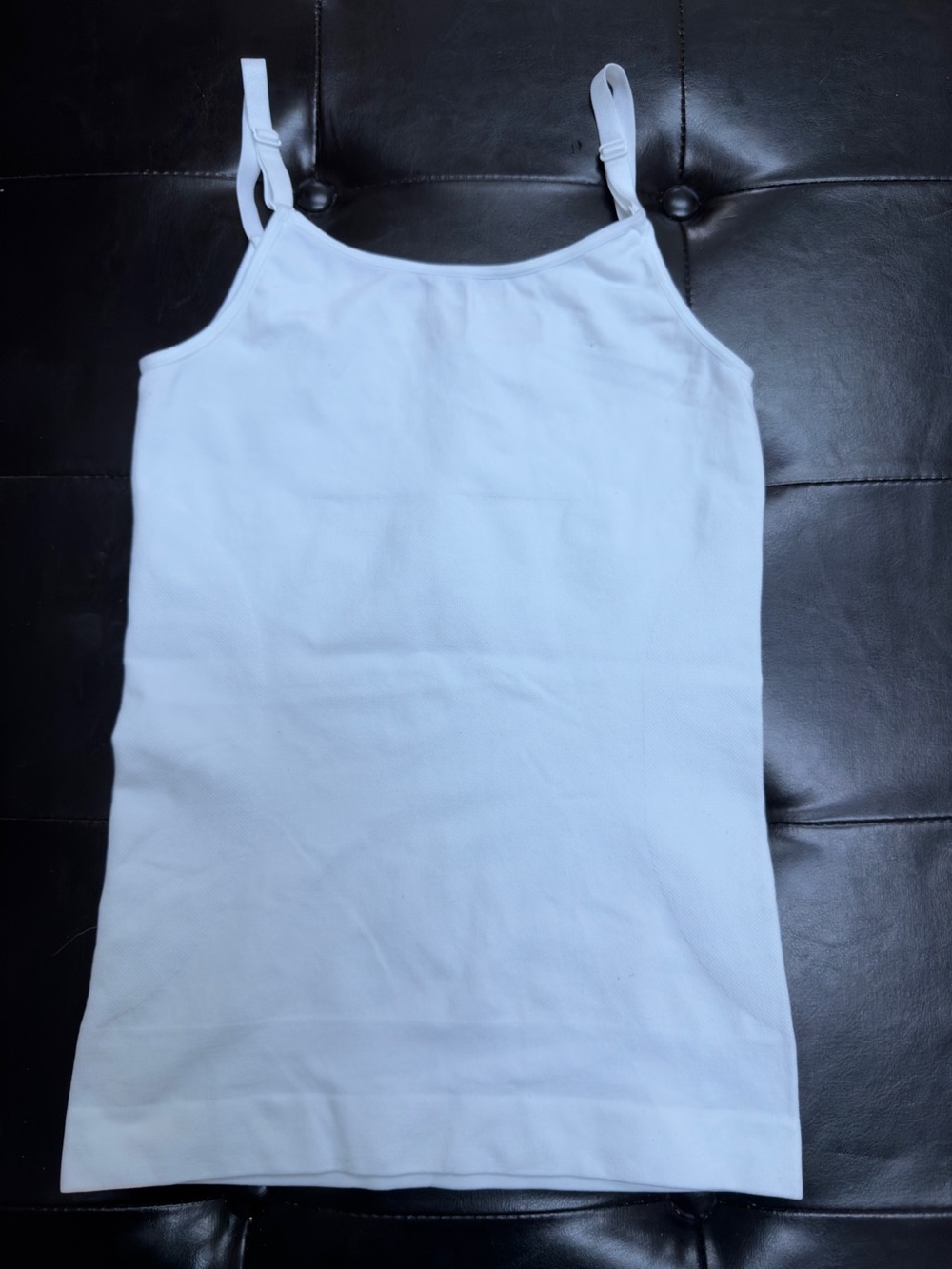 Shapermint Core Shapewear Scoop Neck Control Cami Tank Top White Women’s M